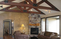 beautiful structural or accent beams